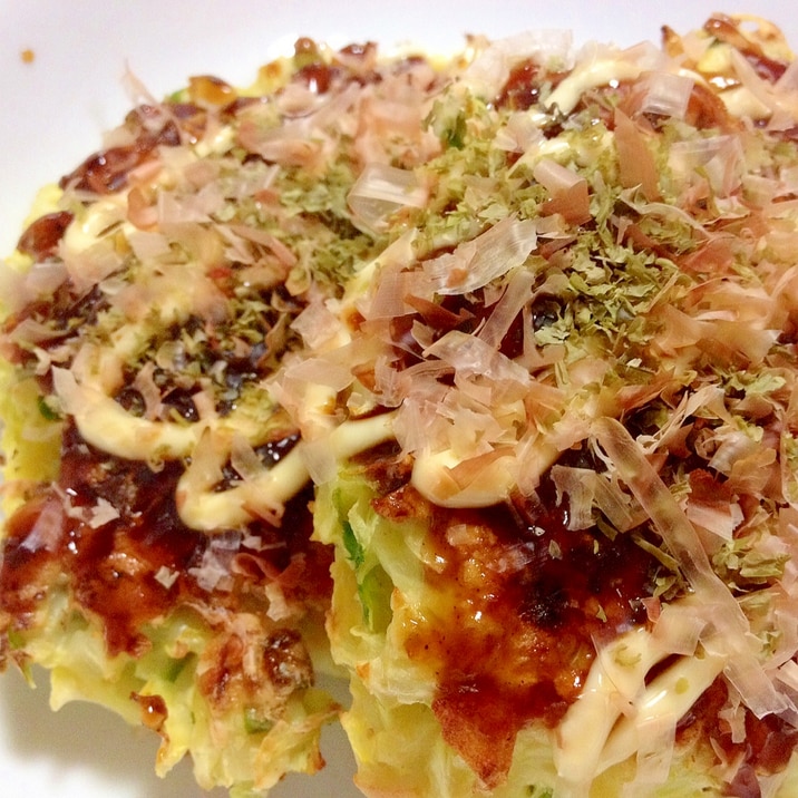 お好み焼き風の キャベツ焼き ヘルシーダイエット レシピ 作り方 By Balletmom 楽天レシピ